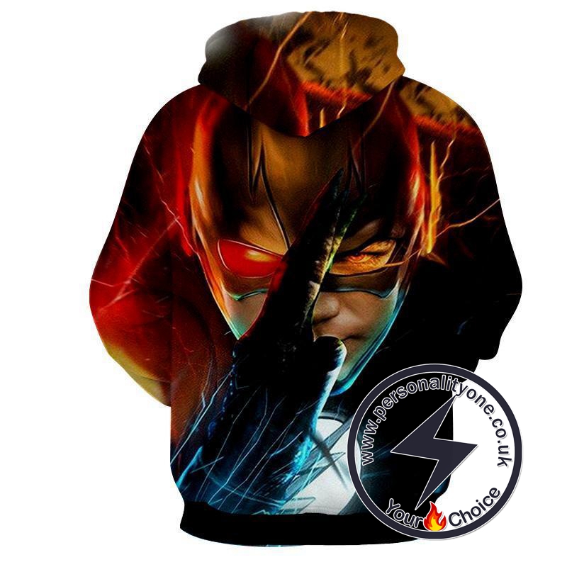 Flash In Action 3D Printed - The Flash Hoodies - Star Lab